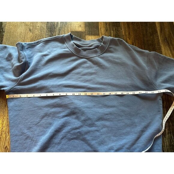 Lululemon Perfectly Oversized Crew Water Drop Blue Size 6 - Picture 5 of 9